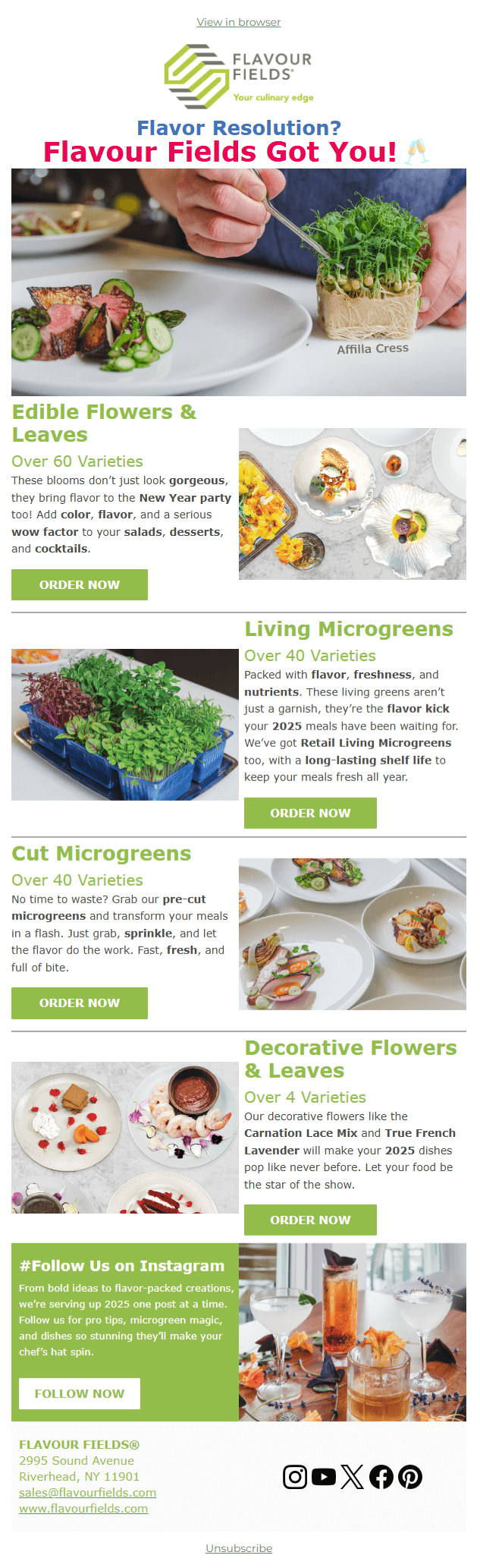 Flavor Resolution? Flavour Fields Got You!🥂