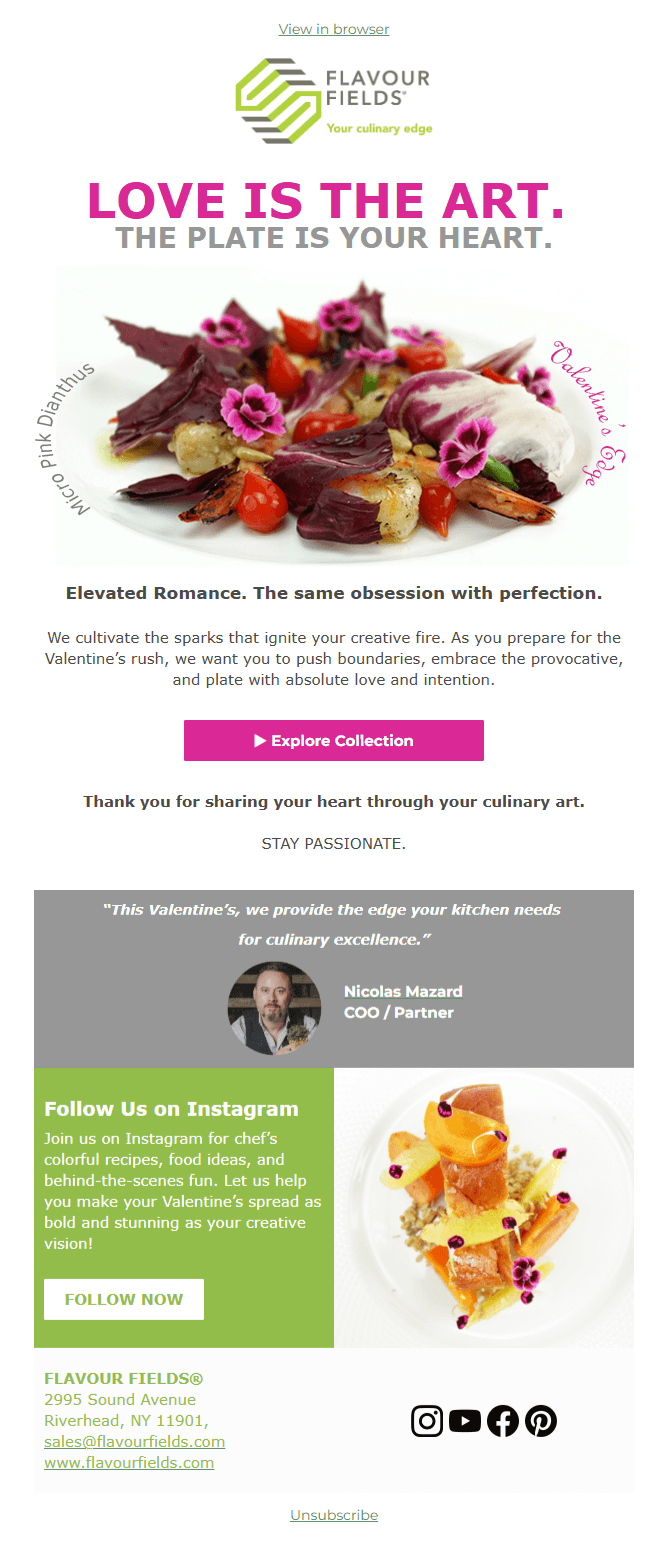 LOVE IS THE ART.THE PLATE IS YOUR HEART.