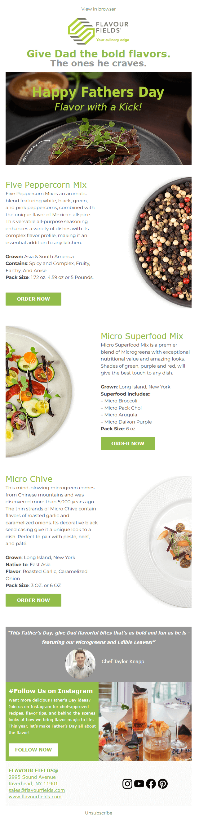 Give Dad the bold flavors.The ones he craves.