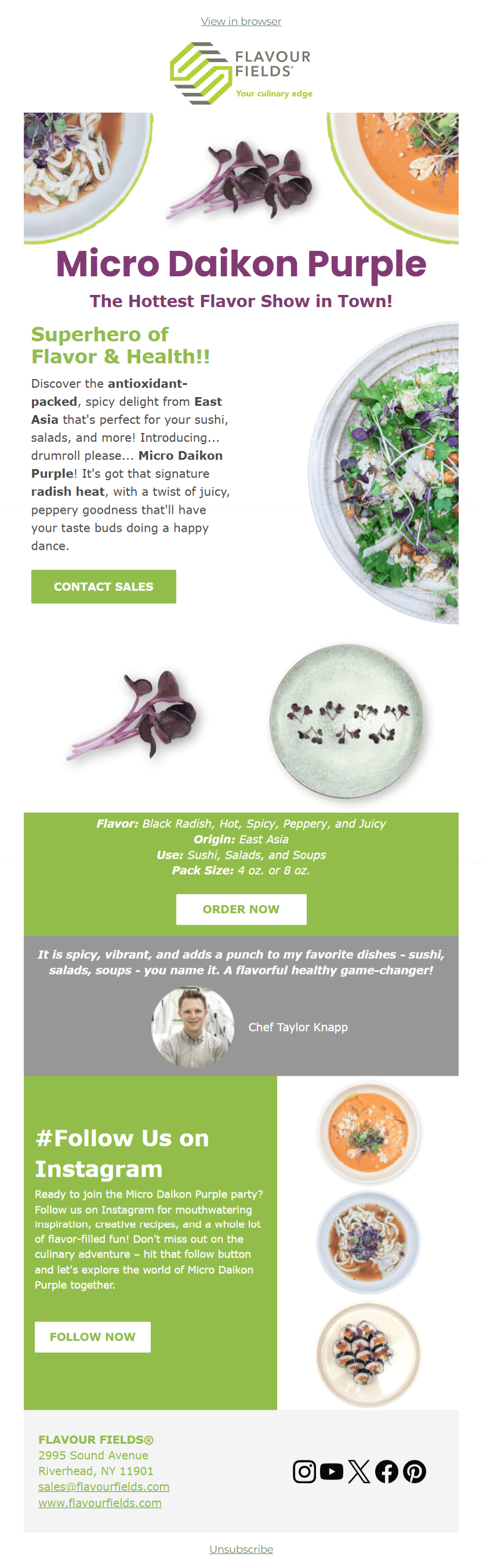 Micro Daikon Purple The Hottest Flavor Show in Town!