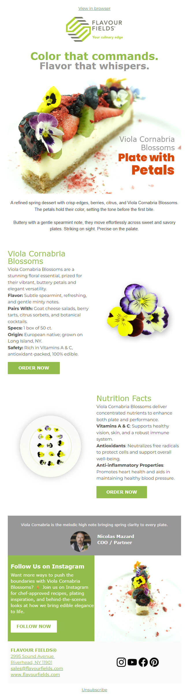 Spring, Plated in Petals 🌸 Sent on Mar 05, 2026 5:32 AM