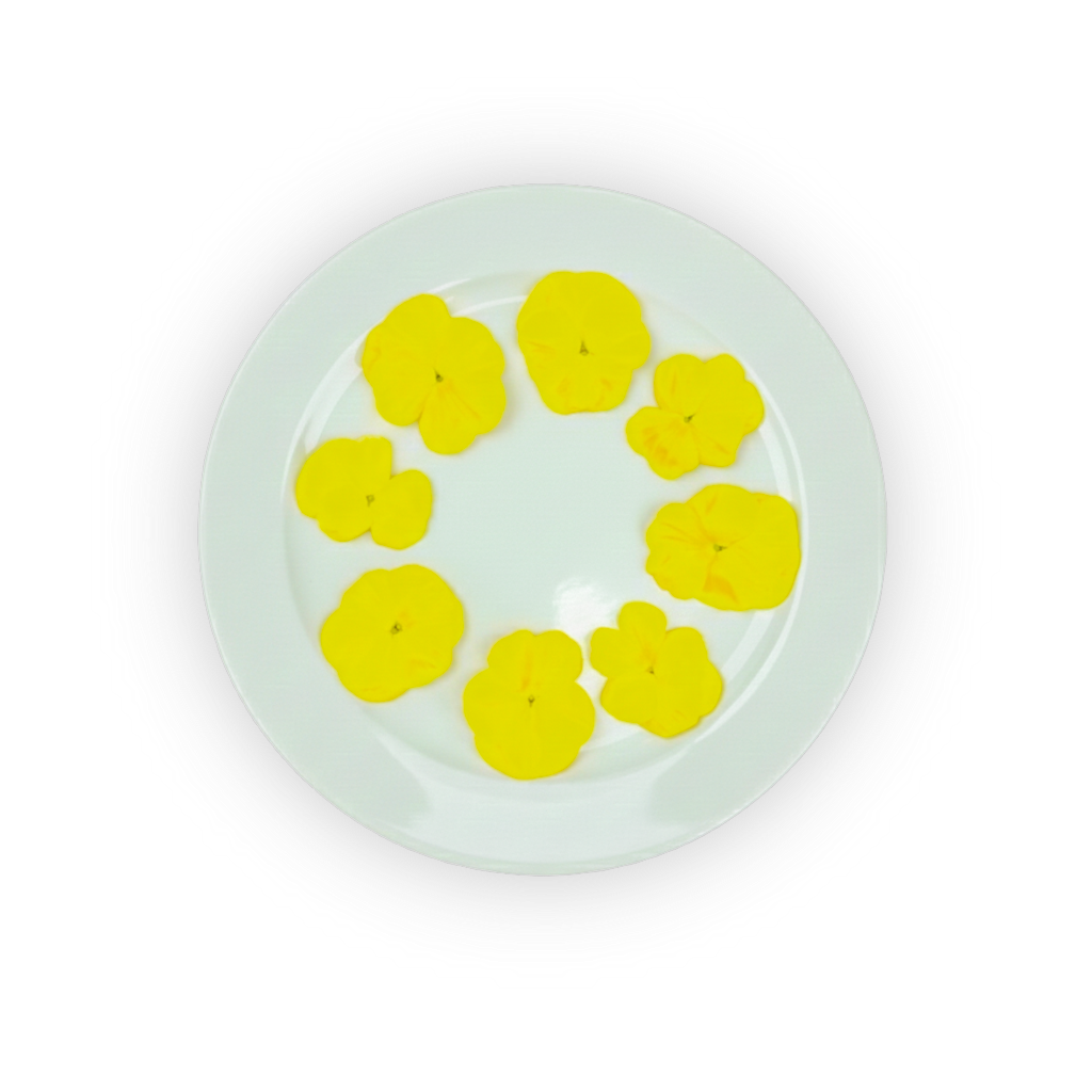 Pansy Flowers Yellow Spectrum shadow